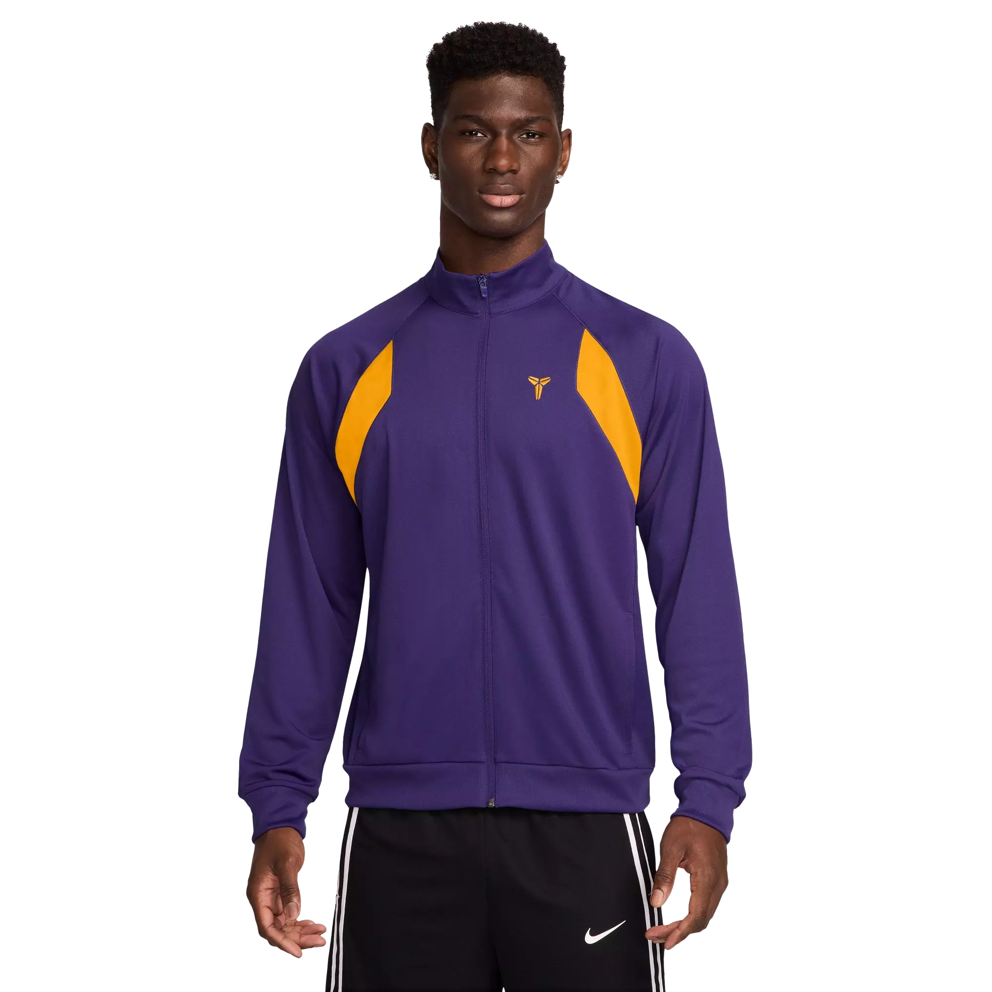Nike Kobe Men's Embroidered High Neck Track Jacket - Purple